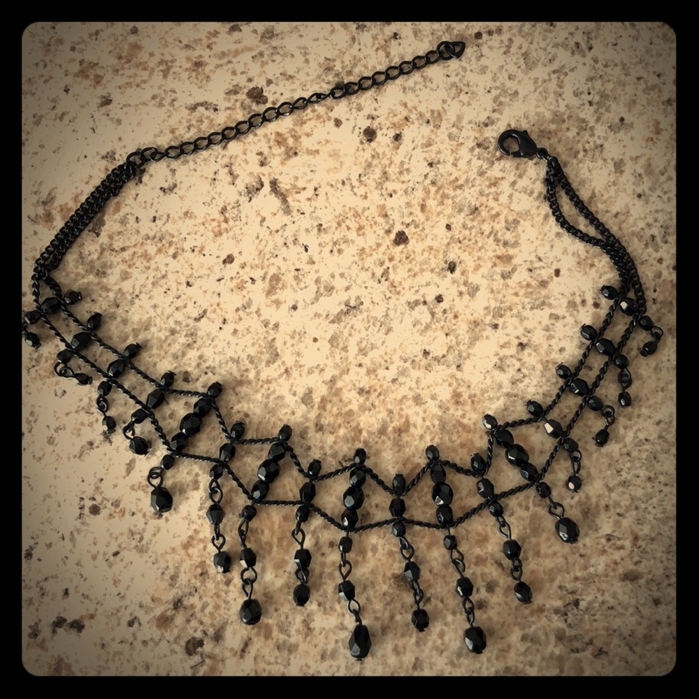 Black beaded Choker